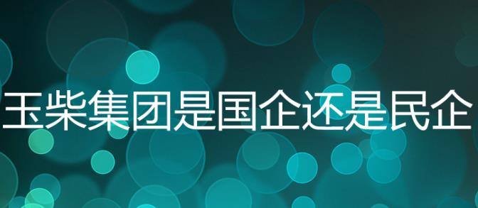 玉柴集團(tuán)是國企嗎？玉柴集團(tuán)是五百強(qiáng)嗎？